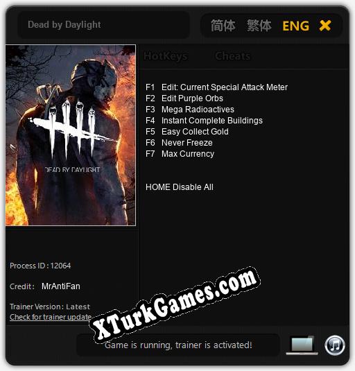 Dead by Daylight: Trainer +7 [v1.9]