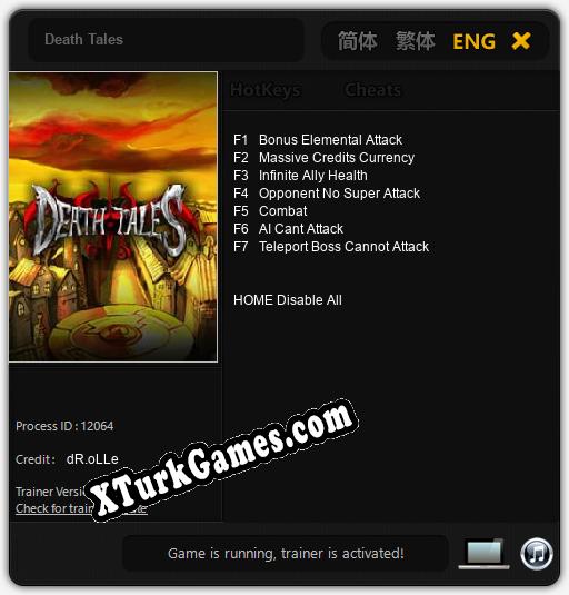 Death Tales: Trainer’ı (V1.0.98)