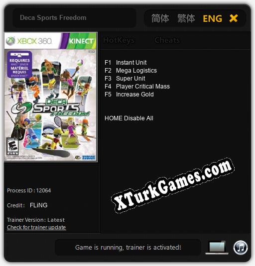 Deca Sports Freedom: Trainer +5 [v1.1]