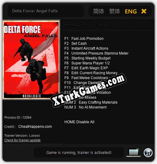 Delta Force: Angel Falls: Trainer +15 [v1.1]