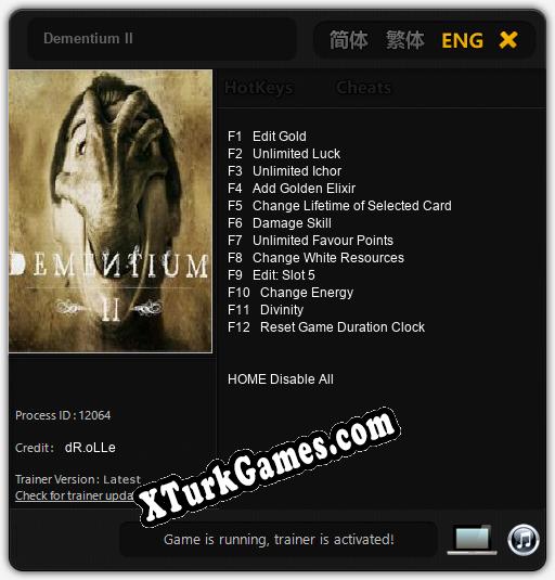 Dementium II: Cheats, Trainer +12 [dR.oLLe]