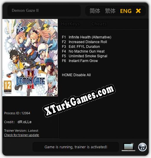 Demon Gaze II: Cheats, Trainer +6 [dR.oLLe]
