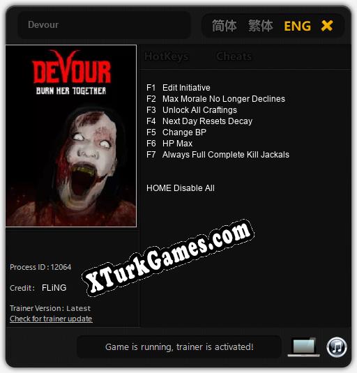 Devour: Trainer +7 [v1.9]