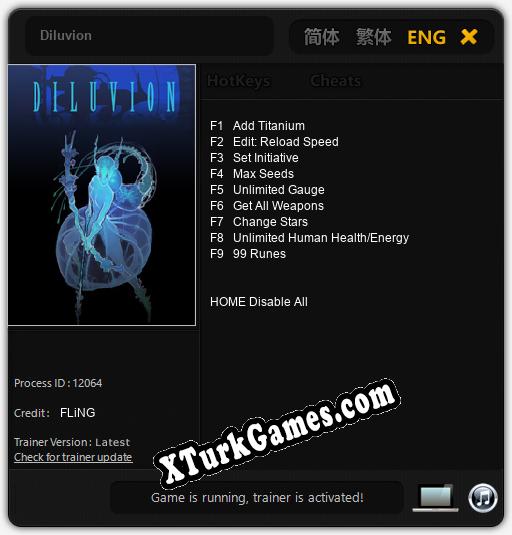 Diluvion: Trainer +9 [v1.7]