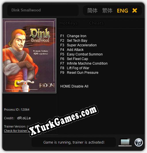 Dink Smallwood: Trainer’ı (V1.0.13)