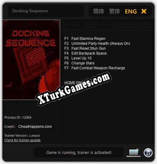 Docking Sequence: Trainer’ı (V1.0.71)