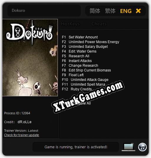 Dokuro: Cheats, Trainer +12 [dR.oLLe]