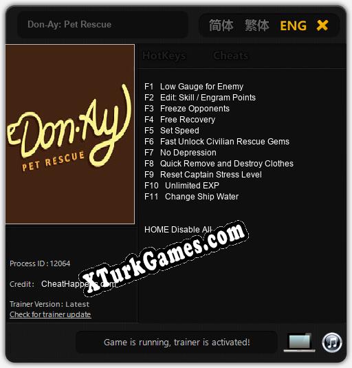 Don-Ay: Pet Rescue: Trainer’ı (V1.0.27)