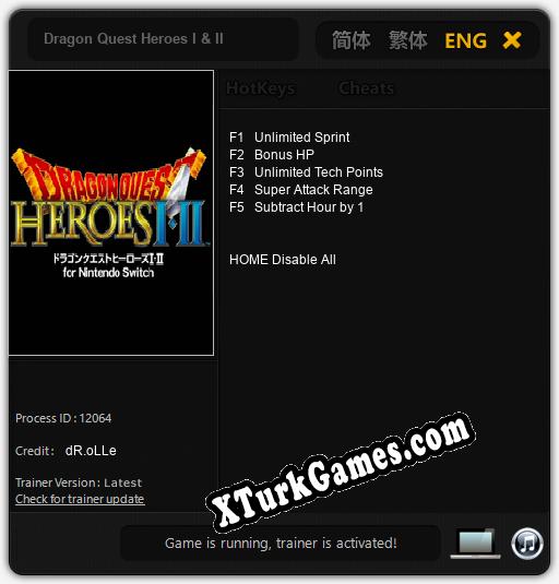 Dragon Quest Heroes I & II: Cheats, Trainer +5 [dR.oLLe]