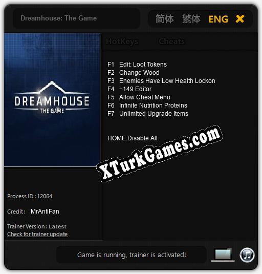 Dreamhouse: The Game: Cheats, Trainer +7 [MrAntiFan]