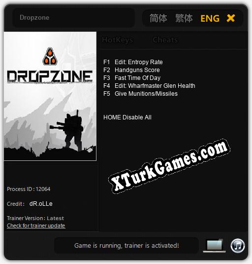 Dropzone: Trainer’ı (V1.0.30)