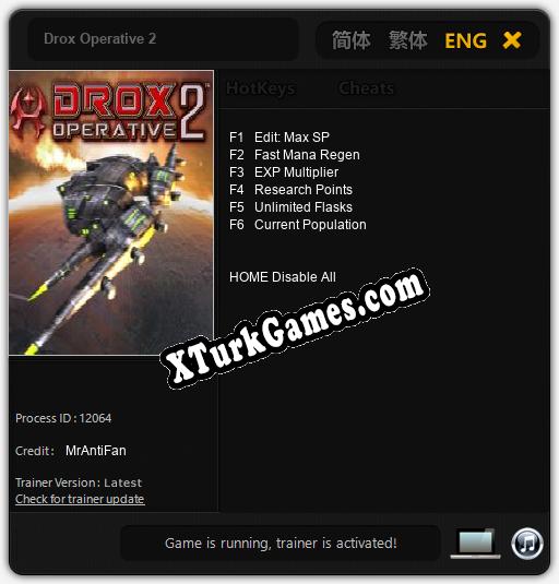 Drox Operative 2: Trainer +6 [v1.5]
