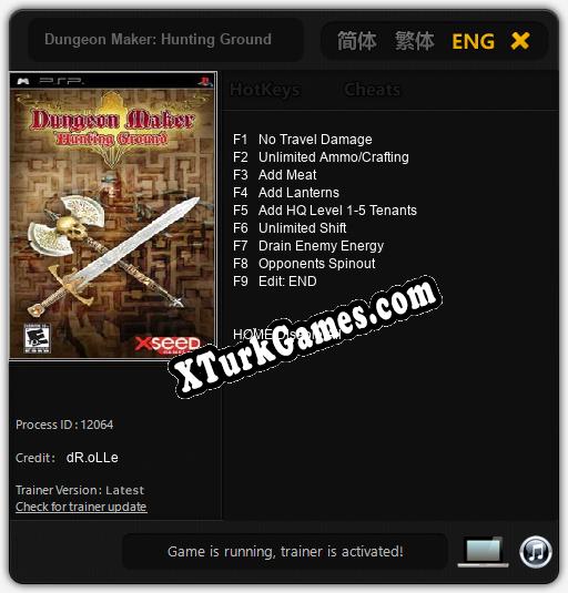 Dungeon Maker: Hunting Ground: Trainer +9 [v1.4]