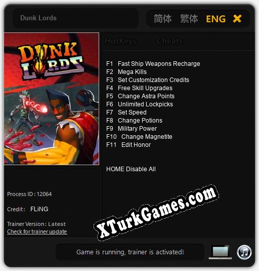 Dunk Lords: Trainer’ı (V1.0.37)