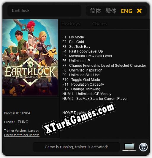 Earthlock: Trainer +14 [v1.2]