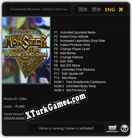 Elemental Monster: Online Card Game: Cheats, Trainer +15 [FLiNG]