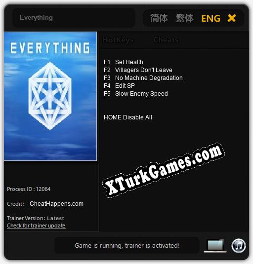 Everything: Trainer’ı (V1.0.45)