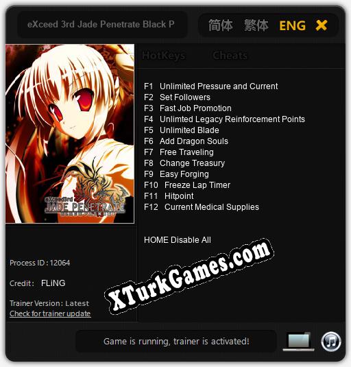 eXceed 3rd Jade Penetrate Black Package: Trainer +12 [v1.7]