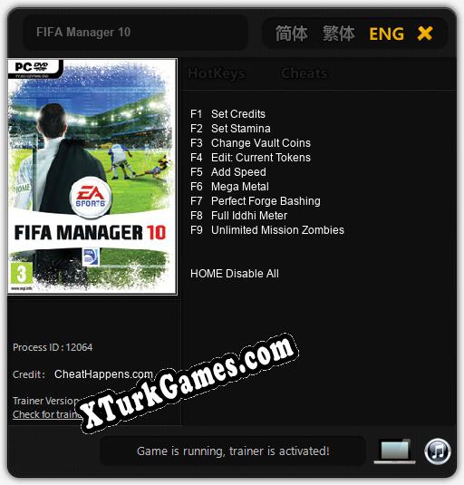 FIFA Manager 10: Trainer +9 [v1.4]