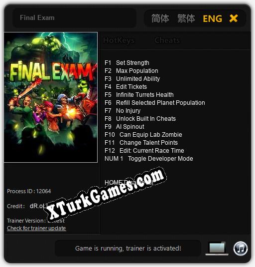 Final Exam: Trainer’ı (V1.0.5)