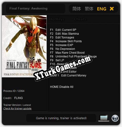 Final Fantasy: Awakening: Trainer +13 [v1.6]