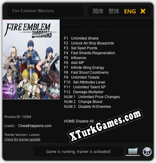 Fire Emblem Warriors: Cheats, Trainer +15 [CheatHappens.com]