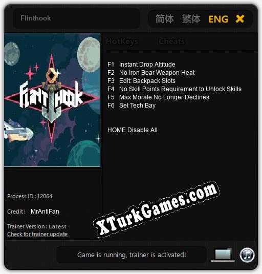 Flinthook: Trainer +6 [v1.3]