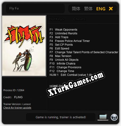 Fly Fu: Trainer +13 [v1.9]