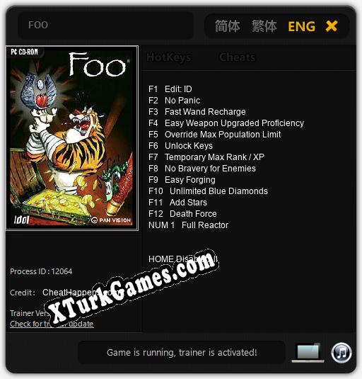 FOO: Cheats, Trainer +13 [CheatHappens.com]