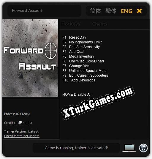 Forward Assault: Trainer’ı (V1.0.61)