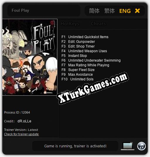Foul Play: Trainer’ı (V1.0.63)