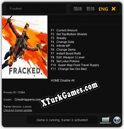 Fracked: Cheats, Trainer +11 [CheatHappens.com]