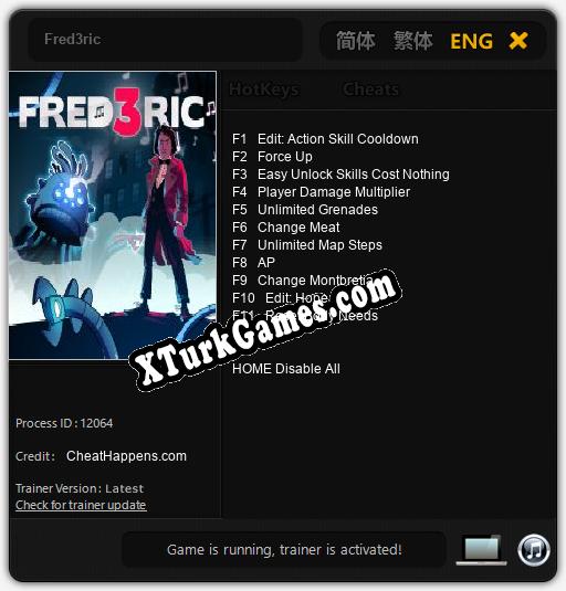 Fred3ric: Cheats, Trainer +11 [CheatHappens.com]
