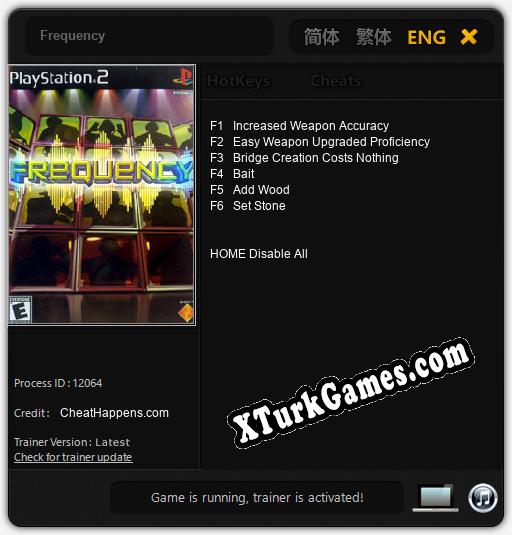 Frequency: Trainer +6 [v1.5]