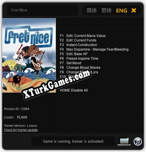 Fret Nice: Trainer +10 [v1.5]