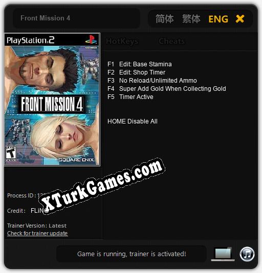 Front Mission 4: Cheats, Trainer +5 [FLiNG]