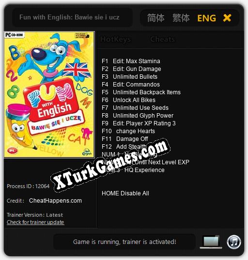Fun with English: Bawie sie i ucze!: Trainer’ı (V1.0.24)