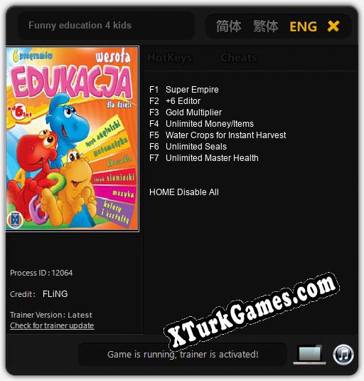 Funny education 4 kids: Trainer +7 [v1.4]