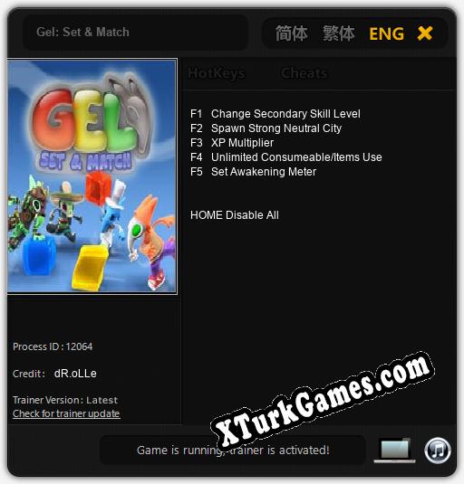 İçin Trainer’ı Çıktı Gel: Set & Match [v1.0.7]