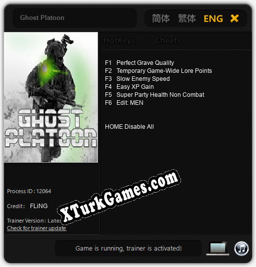 Ghost Platoon: Trainer +6 [v1.1]