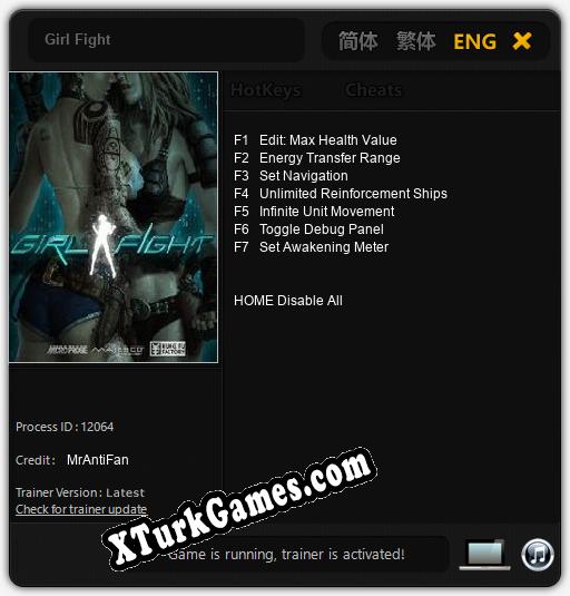 İçin Trainer’ı Çıktı Girl Fight [v1.0.4]