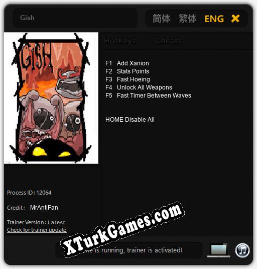 Gish: Trainer’ı (V1.0.84)