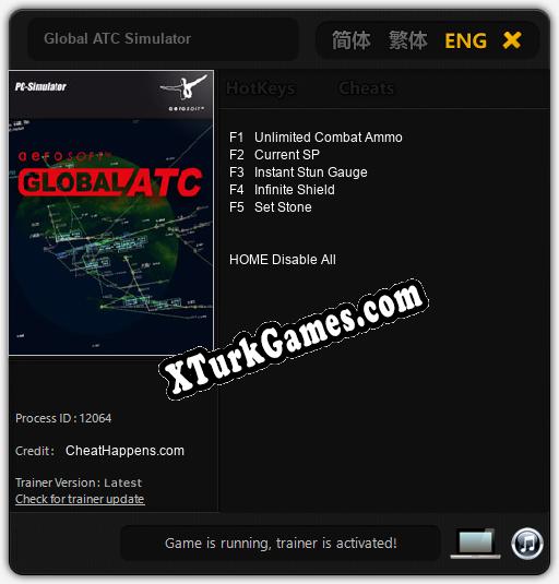 İçin Trainer’ı Çıktı Global ATC Simulator [v1.0.8]