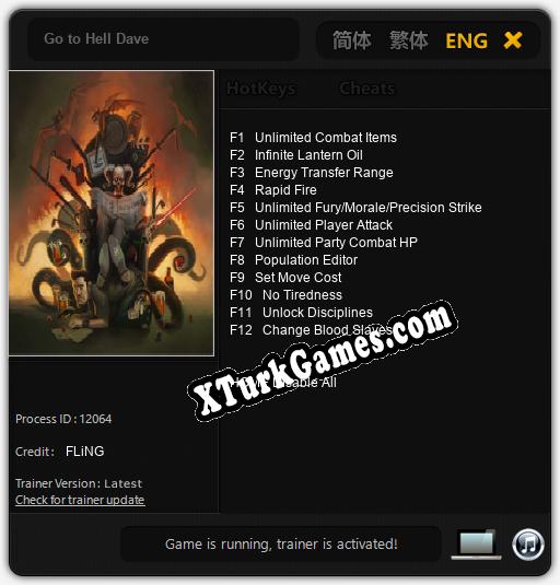 Go to Hell Dave: Trainer’ı (V1.0.22)