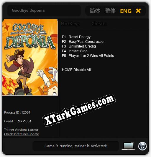 Goodbye Deponia: Cheats, Trainer +5 [dR.oLLe]