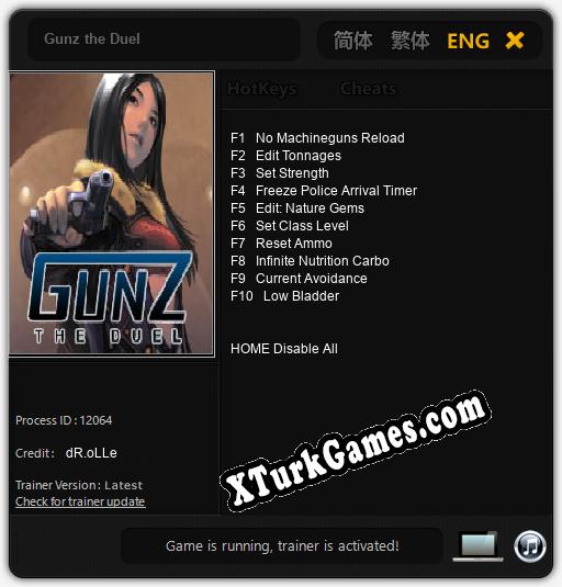 Gunz the Duel: Cheats, Trainer +10 [dR.oLLe]