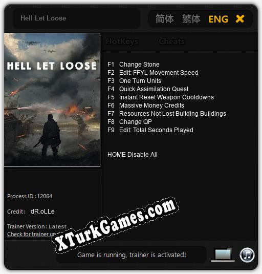 Hell Let Loose: Trainer +9 [v1.3]