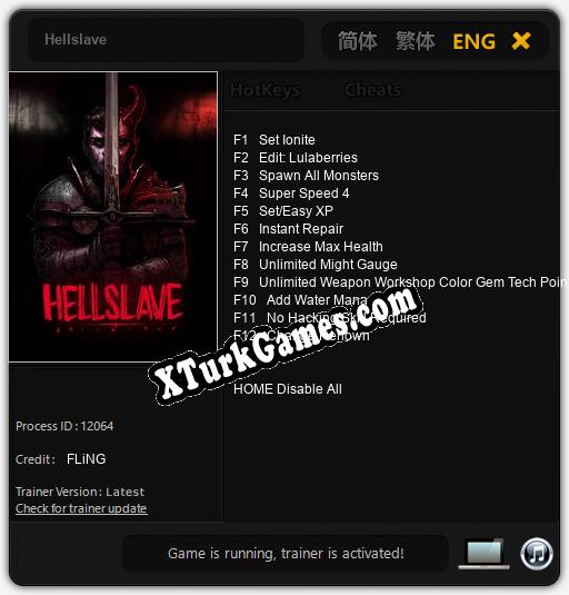 Hellslave: Trainer +12 [v1.7]