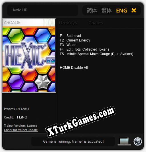 Hexic HD: Trainer’ı (V1.0.15)