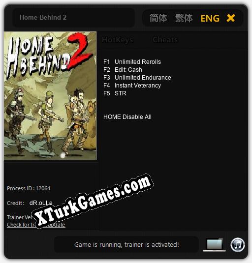 Home Behind 2: Trainer’ı (V1.0.73)